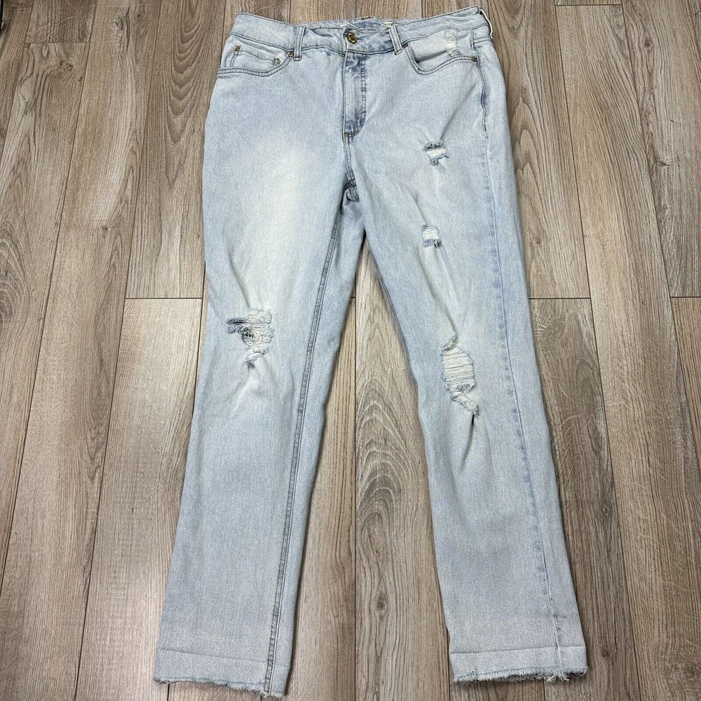 Seven 7 Womens 14 Weekend Slim Fit Jeans Blue Denim